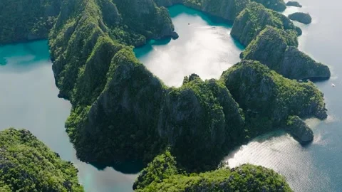 Lakes in Coron, Palawan. Philippines. Stock Footage 273599996