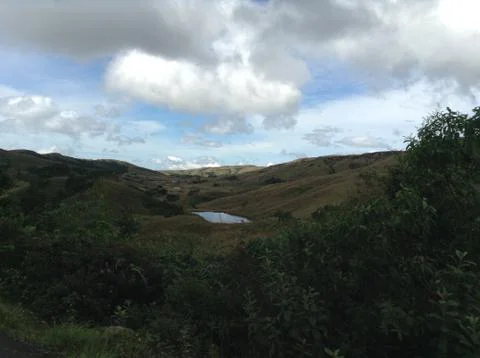 Lakes in the valley Foto stock