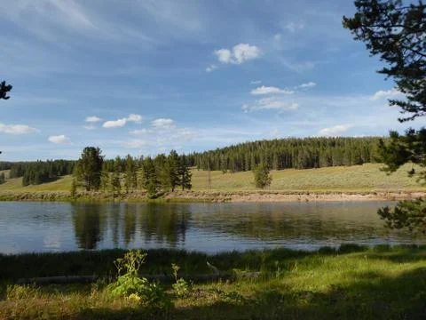 Lakes in Yellowstone Foto stock