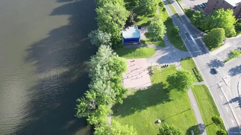 Lakeshore road Stock Footage 280208283