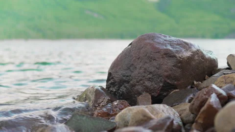 Lakeshore Rocks Stock-Footage 315785847