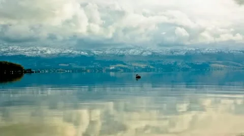 Lakeshore Time-lapse Stock Footage 12527465