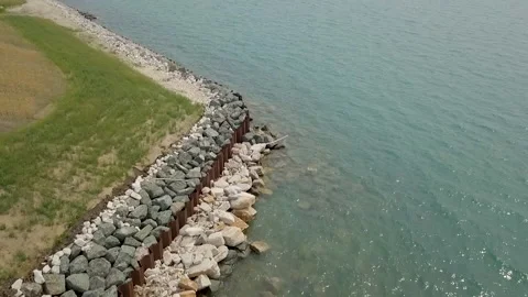 Lakeshore in Wisconsin Stock Footage 162965984