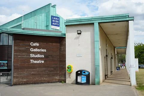 Lakeside Arts Centre At Highfields Park, Nottingham England, With Unique Stock Photos