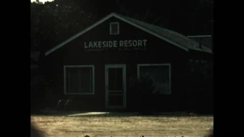 Lakeside Resort 1966 Stock Footage 137214141