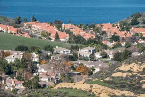 Lakeside suburbia Stock Photos