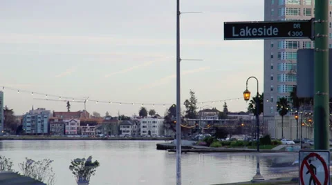 Lakeside time lapse Stock Footage 34964187