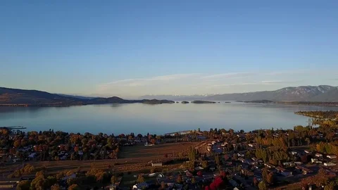 Lakeside town by dwking Video stock 81407989