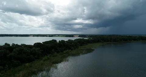 Lakeside Trimble Park at Florida Stock Footage 91309293