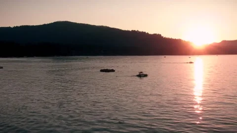 Lakesunset Video stock 159092990