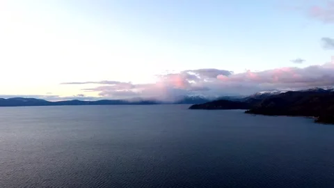 LakeTahoeSunset3 Stock Footage 252604476