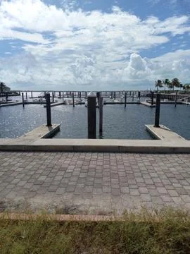 Lakeview off the docks Stock Photos