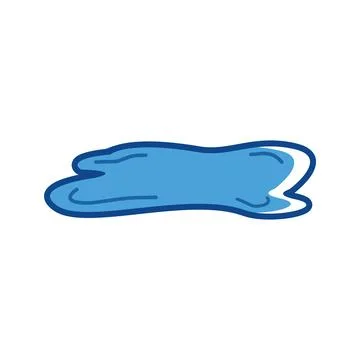 Lakeview icon logo design template Stock Illustration