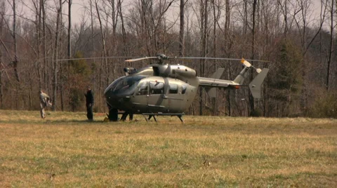 Lakota with crew 002 Stock Footage 1129165