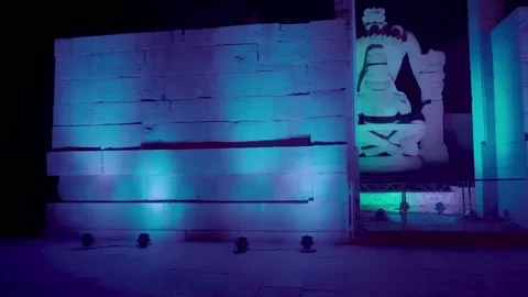 Laksmi Narashimha Temple Stock Footage 144870262