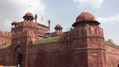 Lal Quila india Stock Footage 241157328