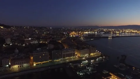 L'alba di Napoli e il Vesuvio Stock-Footage 94032028