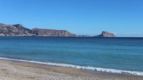 L'Albir, Spain - January 7 2024 "Beautiful weather in South Spain during th.. Stock Footage 262242353