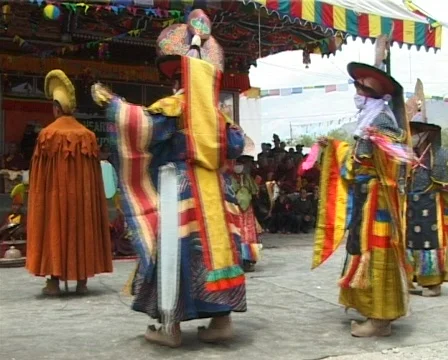 Lama dance 1 Video stock 575730