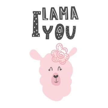 Lama Stock Illustration