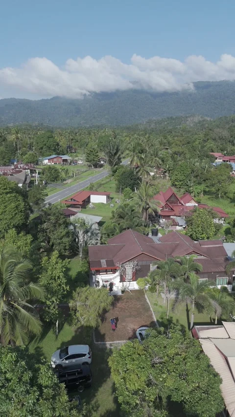 LAMAN TAMARA naturescape from drone shoot Stock Footage 268851159