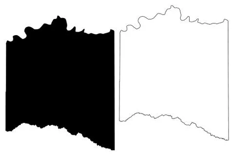 Lamar County, Texas (Counties in Texas, United States of America,USA, U.S., U Stockillustratie
