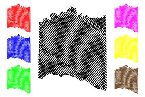 Lamar County, Texas (Counties in Texas, United States of America,USA, U.S., U Stockillustratie