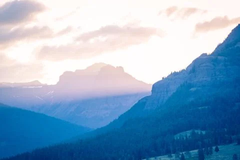 Lamar Valley Stockfoto's