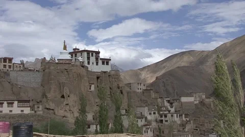 Lamayuru Buddhist Monastery. Stock Footage 58356028