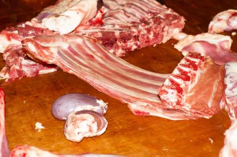 Lamb chop Stock Photos