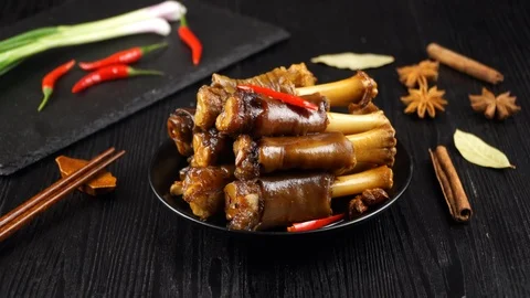 Lamb chops Stock Footage 111612807