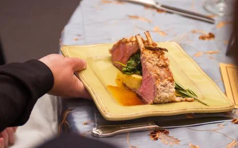 Lamb chops 스톡 사진