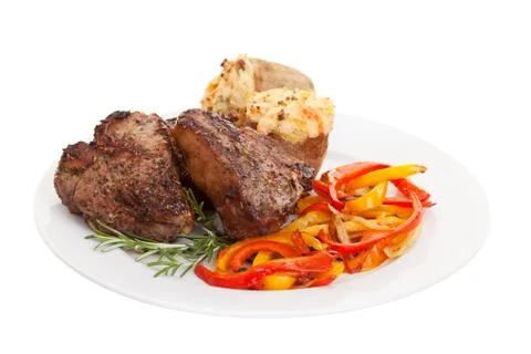 Lamb chops Stock Photos