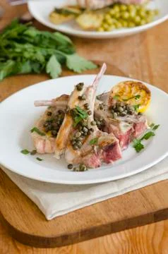 Lamb chops Stock Photos