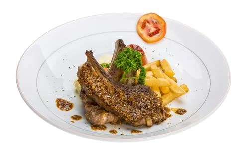 Lamb chops Stock Photos