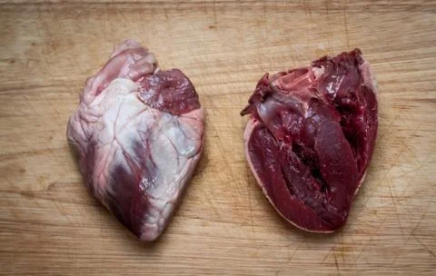 Lamb hearts Stock Photos