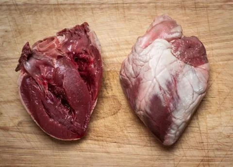 Lamb hearts Stock Photos