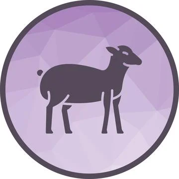 Lamb icon vector image. Stock Illustration