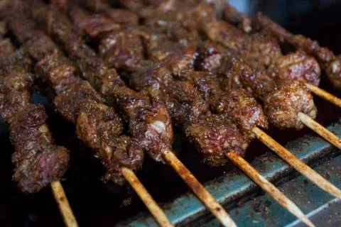 Lamb Kebabs Stock Photos