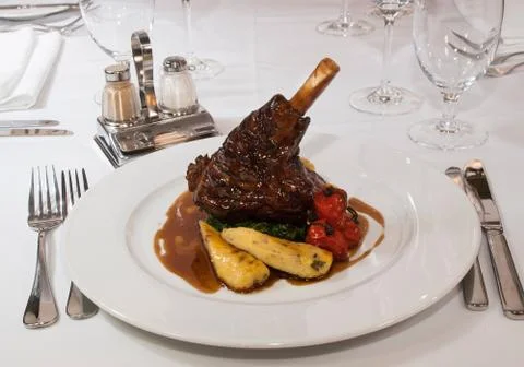 Lamb knuckle Foto stock