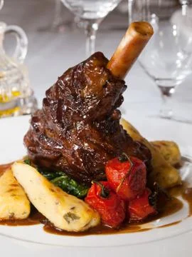 Lamb knuckle Stock Photos