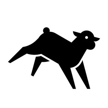 Lamb Logo Stock Illustration