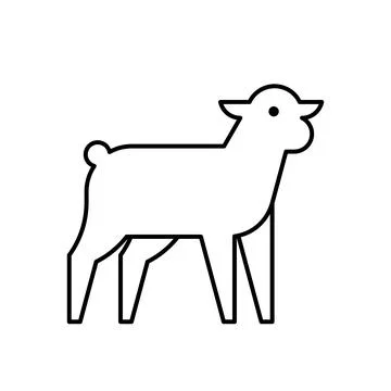 Lamb Logo Stock Illustration