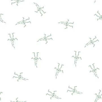 Lamb meat character glyph vector seamless pattern Иллюстрация