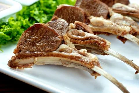 Lamb rack Stock Photos