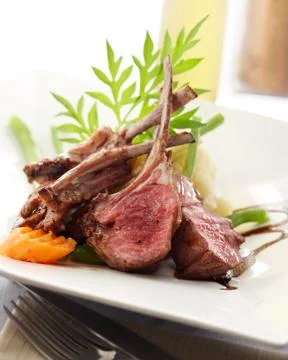 Lamb rack Stock Photos