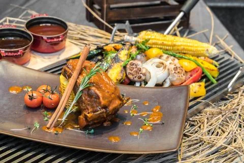 Lamb ribs Stock Photos