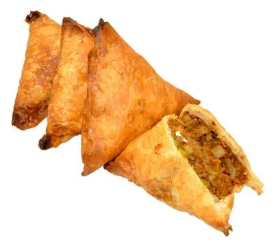 Lamb Samosas Stock Photos