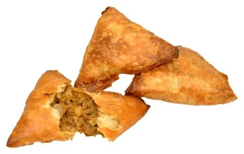 Lamb Samosas Stock Photos