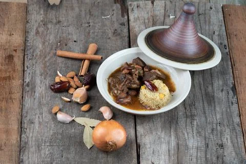 Lamb Tajine Foto stock